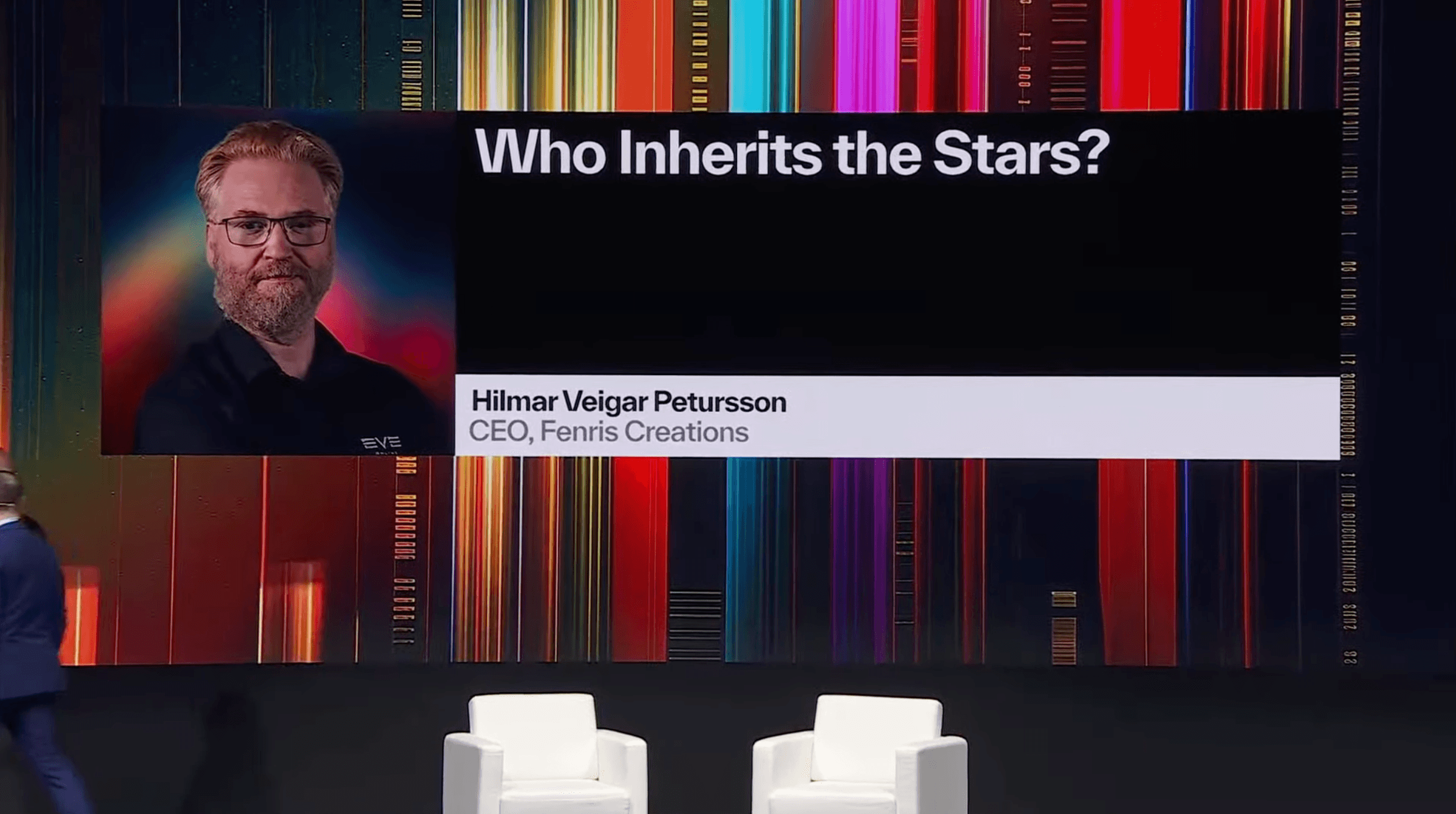 Title slide for Hilmar Pétursson’s Sui Basecamp talk, “Who Inherits the Stars?”